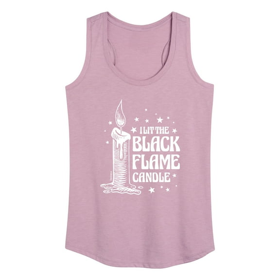 Hocus Pocus - I Lit The Black Flame Candle - Women's Racerback Tank Top
