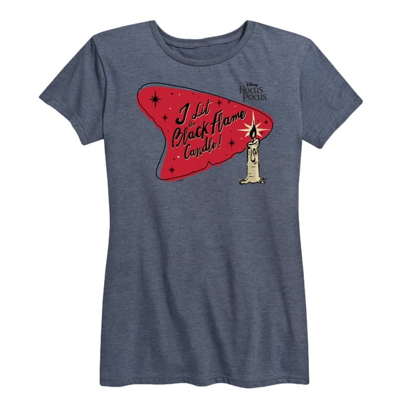 Hocus Pocus - I Lit The Black Flame Candle - Women's Short Sleeve Graphic T-Shirt