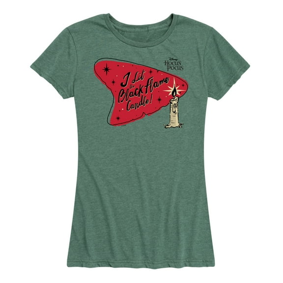 Hocus Pocus - I Lit The Black Flame Candle - Women's Short Sleeve Graphic T-Shirt