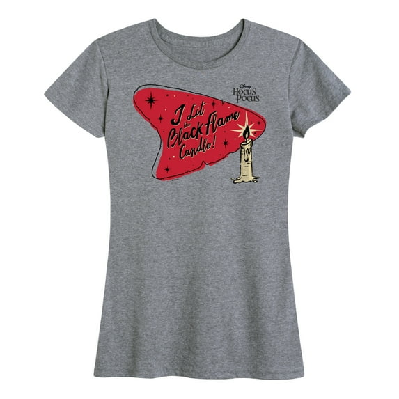 Hocus Pocus - I Lit The Black Flame Candle - Women's Short Sleeve Graphic T-Shirt