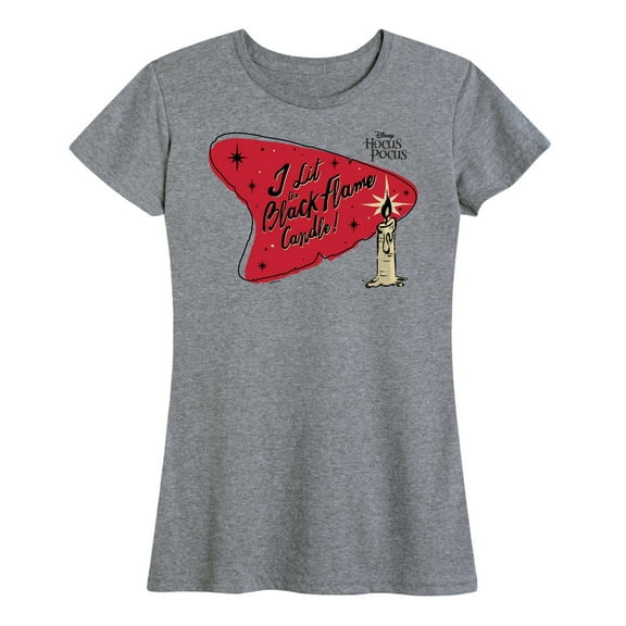 Hocus Pocus - I Lit The Black Flame Candle - Women's Short Sleeve Graphic T-Shirt