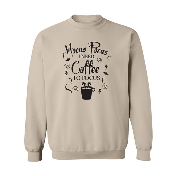 Hocus Pocus I Need Coffee Crewneck Sweatshirt