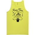 thumbnail image 1 of Hocus Pocus I Need Coffee Neon Tank Top, 1 of 1
