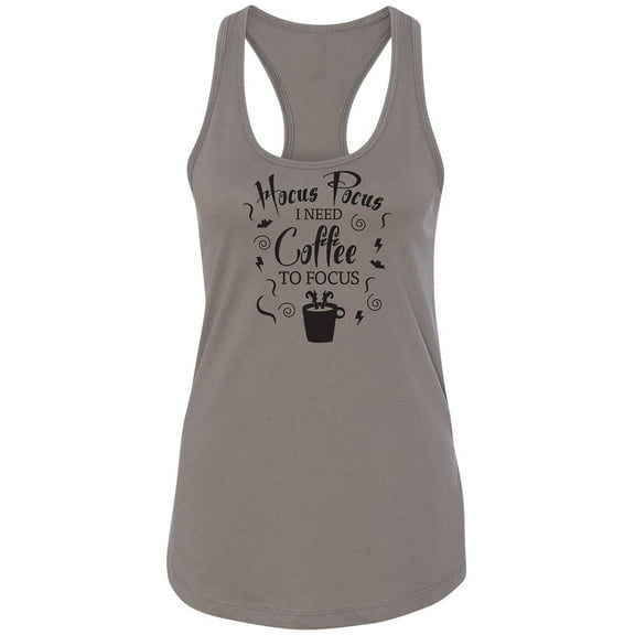 Hocus Pocus I Need Coffee Racerback Tank