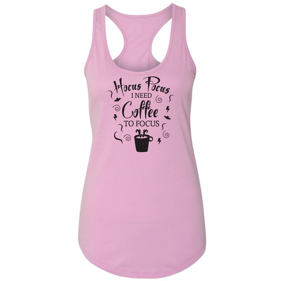 Hocus Pocus I Need Coffee Racerback Tank