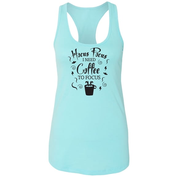 Hocus Pocus I Need Coffee Racerback Tank