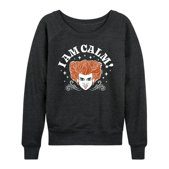 Hocus Pocus - I'am Calm - Women's Lightweight French Terry Long Sleeve Shirt