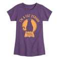thumbnail image 1 of Hocus Pocus - I'm A Cat Person - Youth Girls Short Sleeve Graphic T-Shirt, 1 of 5