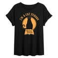 thumbnail image 1 of Hocus Pocus - I'm a Cat Person - Women's Oversized T-Shirt, 1 of 5