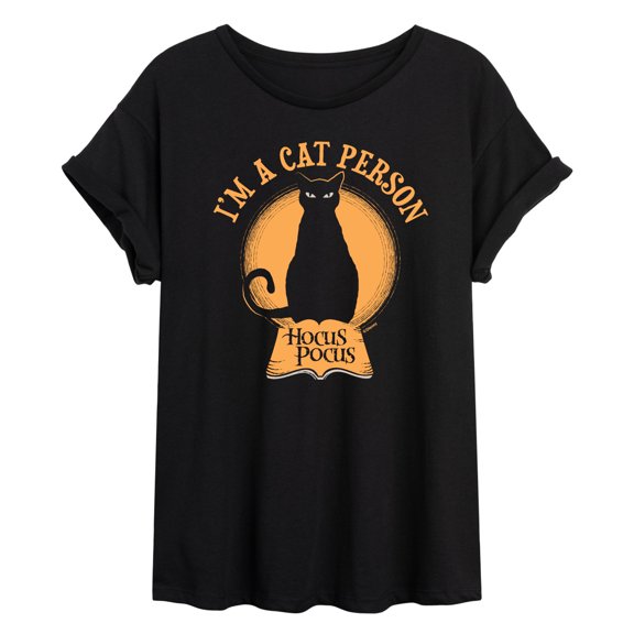 Hocus Pocus - I'm a Cat Person - Juniors Ideal Flowy Muscle T-Shirt