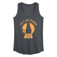 thumbnail image 1 of Hocus Pocus - I'm a Cat Person - Women's Racerback Tank Top, 1 of 5