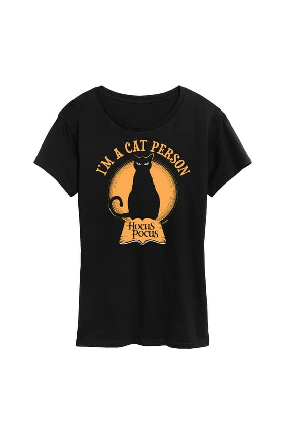 Hocus Pocus - I'm a Cat Person - Women's Short Sleeve Graphic T-Shirt