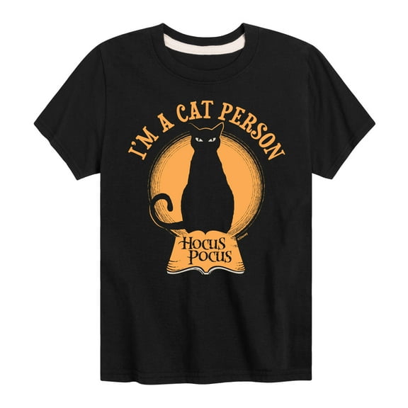 Hocus Pocus - I'm a Cat Person - Youth Short Sleeve Graphic T-Shirt
