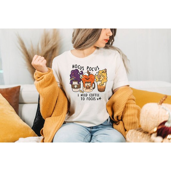Hocus Pocus I need Coffe Shirt, I Smell Children Coffe Shirt, Hocus Pocus Coffe Shirt, I Need Coffe To Focus Shirt, Coffe tee,