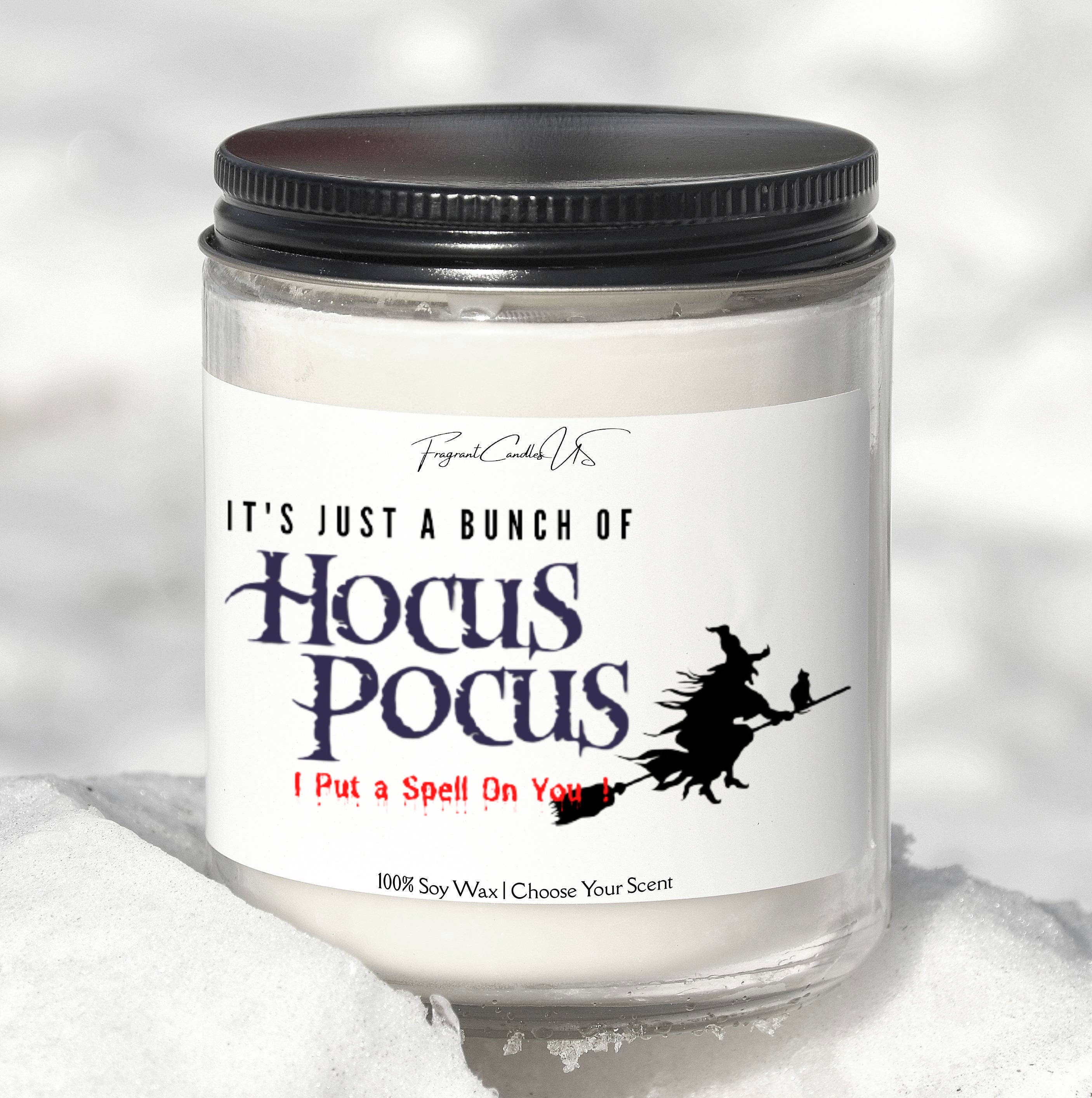 Hocus Pocus, I put a spell on you, Hocus Pocus decor, halloween candles