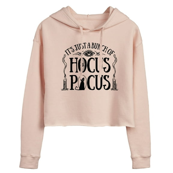 Hocus Pocus - Just a Bunch of Hocus Pocus - Juniors Cropped Pullover Hoodie