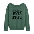 thumbnail image 1 of Hocus Pocus - Just a Bunch of Hocus Pocus - Women's Lightweight French Terry Long Sleeve Shirt, 1 of 5