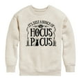 thumbnail image 1 of Hocus Pocus - Just a Bunch of Hocus Pocus - Youth Crewneck Fleece Sweatshirt, 1 of 5