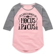 thumbnail image 1 of Hocus Pocus - Just a Bunch of Hocus Pocus - Youth Girls Raglan Graphic T-Shirt, 1 of 5