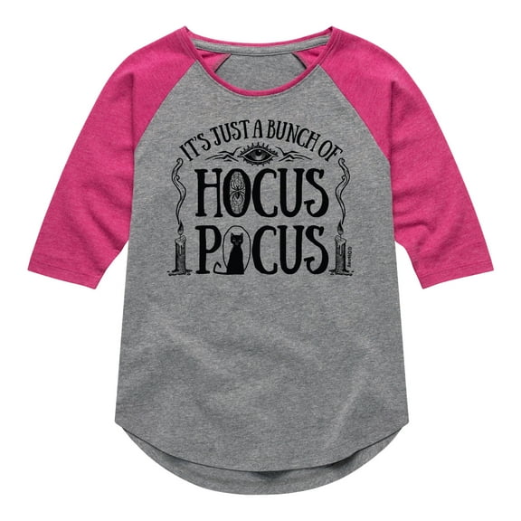 Hocus Pocus - Just a Bunch of Hocus Pocus - Youth Girls Raglan Graphic T-Shirt