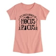 thumbnail image 1 of Hocus Pocus - Just a Bunch of Hocus Pocus - Youth Girls Short Sleeve Graphic T-Shirt, 1 of 5
