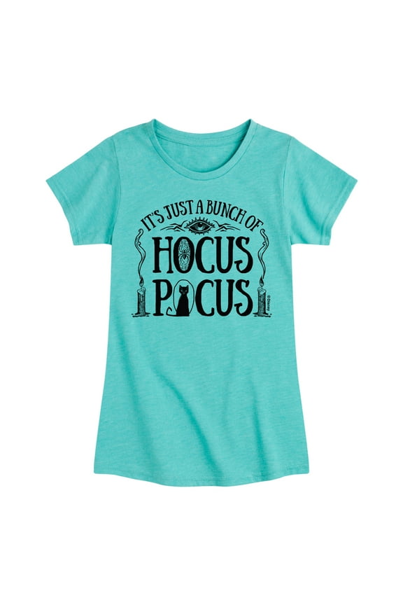 - Just a Bunch of Hocus Pocus - Youth Girls Short Sleeve Graphic T-Shirt