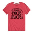 thumbnail image 1 of Hocus Pocus - Just a Bunch of Hocus Pocus - Youth Short Sleeve Graphic T-Shirt, 1 of 5