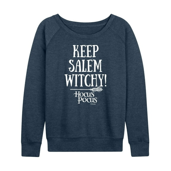 Hocus Pocus - Keep Salem Witchy - Women's Lightweight French Terry Long Sleeve Shirt