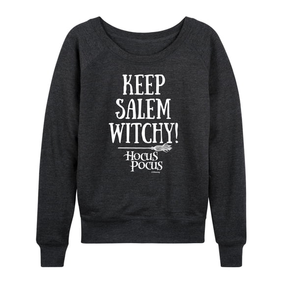 Hocus Pocus - Keep Salem Witchy - Women's Lightweight French Terry Long Sleeve Shirt
