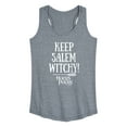thumbnail image 1 of Hocus Pocus - Keep Salem Witchy - Women's Racerback Tank Top, 1 of 5