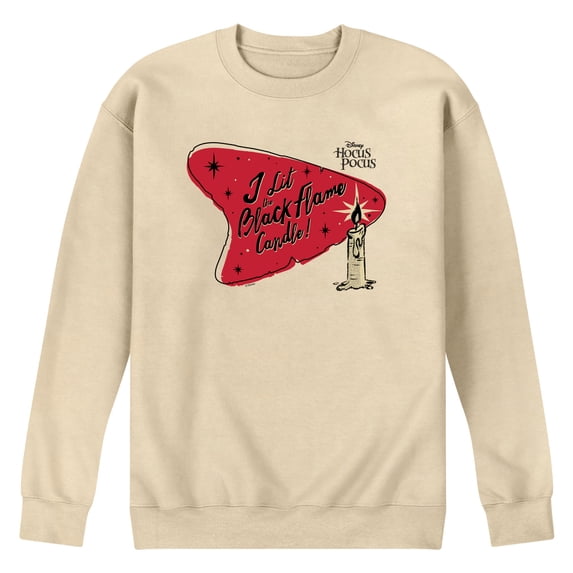 Hocus Pocus - Lit The Black Flame Candle - Men's Crew Fleece Sweatshirt