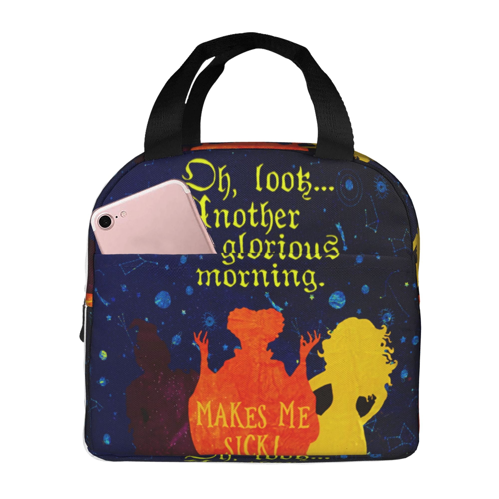 Hocus Pocus Lunch Bag Tote Bag Insulated Lunch Box Picnic Beach Fishing Work