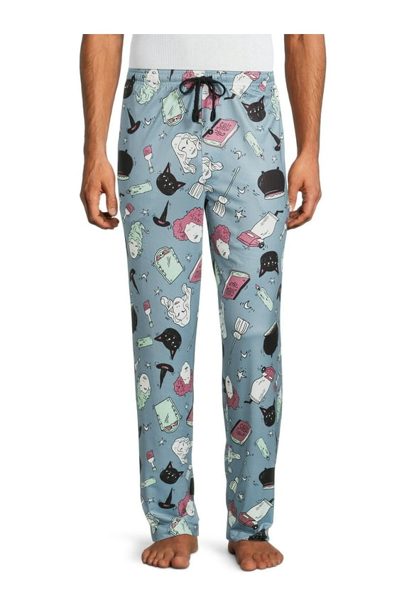 Men's Sketch Art Pajama Lounge Pants, Size S-2X