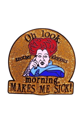 Oh Look 1.5 Inches Tall Enamel Metal Pin