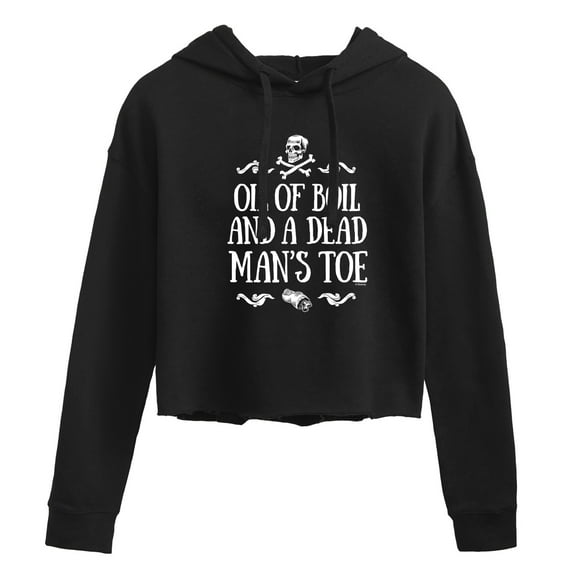 Hocus Pocus - Oil of Boil - Juniors Cropped Pullover Hoodie