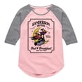 thumbnail image 1 of Hocus Pocus - Sanderson Bed Breakfast Sign - Toddler And Youth Girls Raglan Graphic T-Shirt, 1 of 5