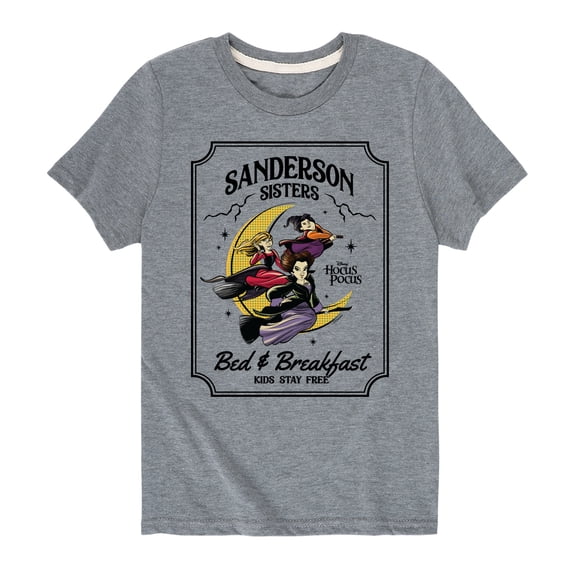 Hocus Pocus - Sanderson Bed Breakfast Sign - Youth Short Sleeve Graphic T-Shirt