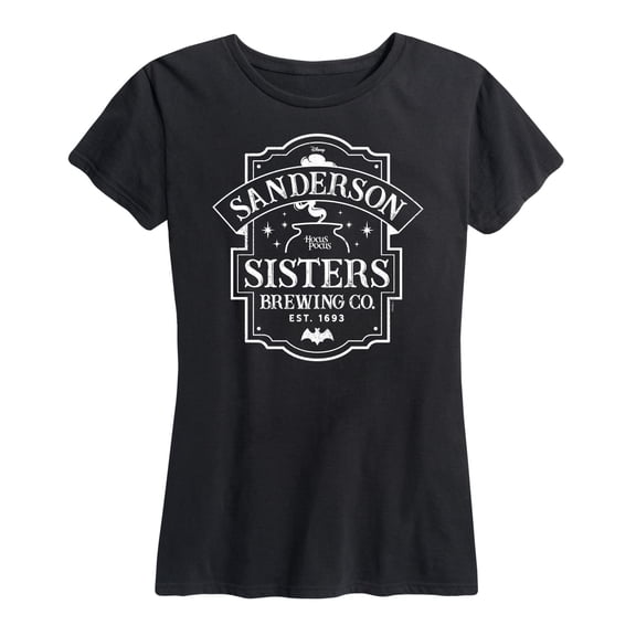 Hocus Pocus - Sanderson Sisters Brewing Company Women's Short Sleeve Graphic T-Shirt