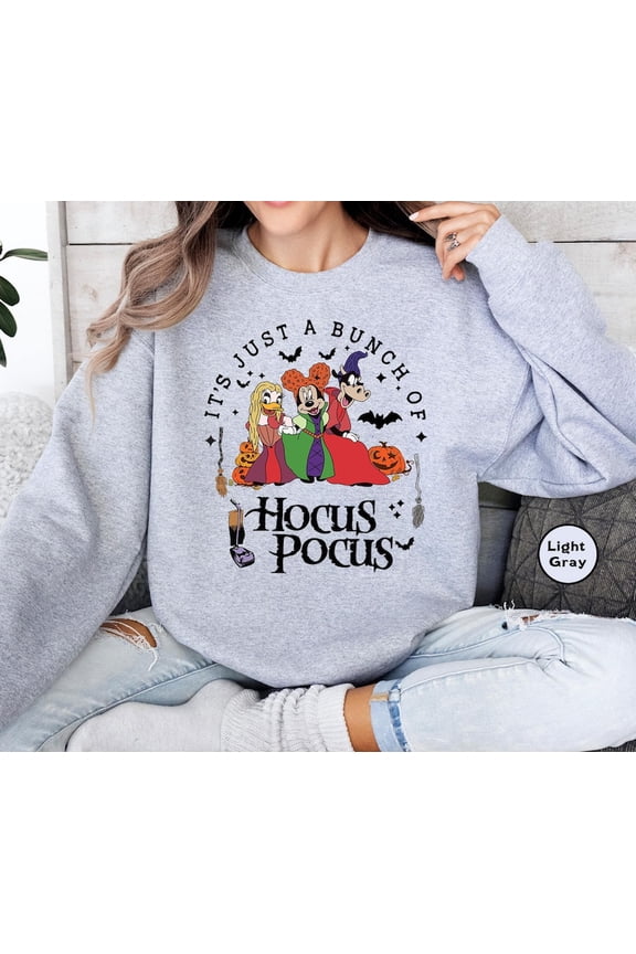 Hocus Pocus ShirtWitch Costume Crew Sweatshirt All Size S-5Xl
