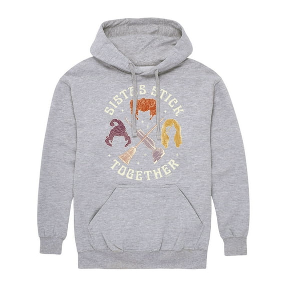 Hocus Pocus - Sistas Stick Together - Men's Pullover Hooded Fleece Sweatshirt