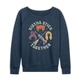 thumbnail image 1 of Hocus Pocus - Sistas Stick Together - Women's Lightweight French Terry Long Sleeve Shirt, 1 of 5