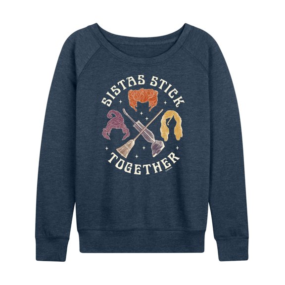Hocus Pocus - Sistas Stick Together - Women's Lightweight French Terry Long Sleeve Shirt