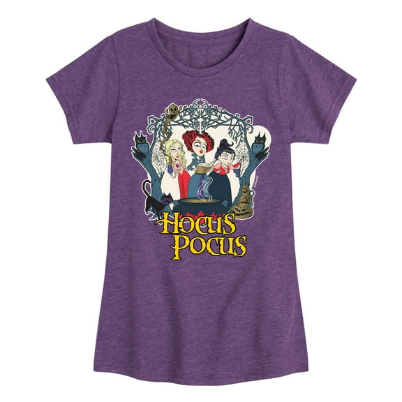 Hocus Pocus Spells - Toddler And Youth Girls Short Sleeve Graphic T-Shirt