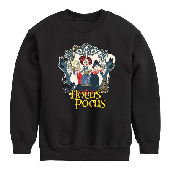 Hocus Pocus Spells - Youth Crewneck Fleece Sweatshirt