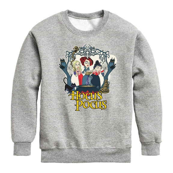 Hocus Pocus Spells - Youth Crewneck Fleece Sweatshirt