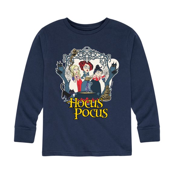 Hocus Pocus Spells - Youth Long Sleeve Graphic T-Shirt