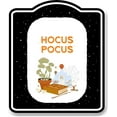 thumbnail image 1 of Hocus Pocus Star Background BLACK Aluminum Composite Sign 15''x18'', 1 of 9