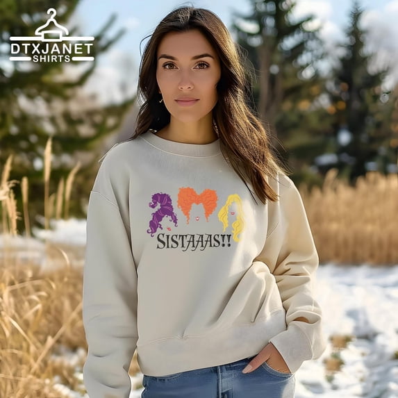 Hocus Pocus Sweatshirt, Hocus Pocus Sweater, Sanderson Sisters Crewneck, Party Shirt, Cute Tee, Woman Gift All Size S-5Xl