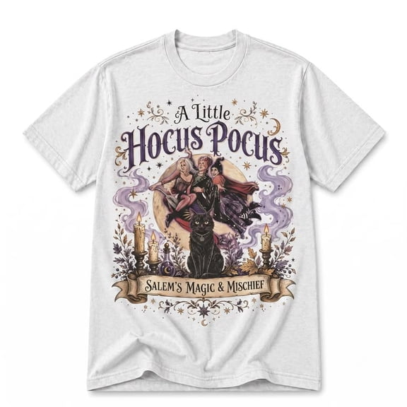 Hocus Pocus T-Shirt, Sizes S-5XL, Gildan 5000