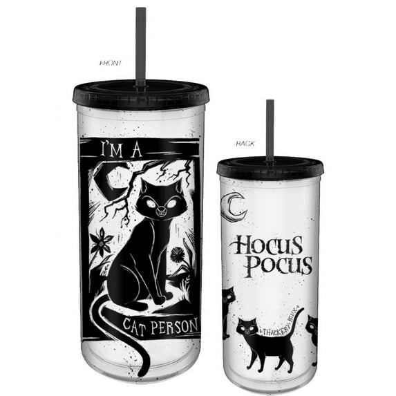 Hocus Pocus Thackery Binx 20oz. Plastic Tall Cold Cup